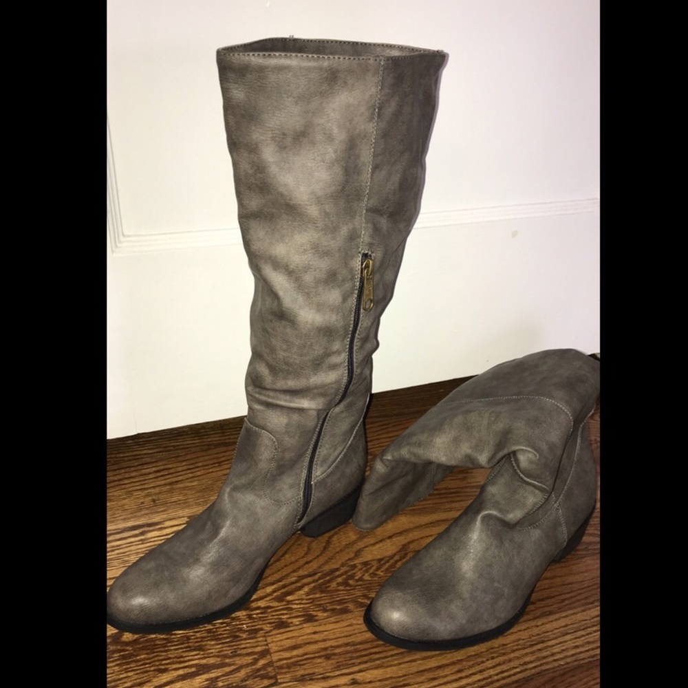 Grey Boots